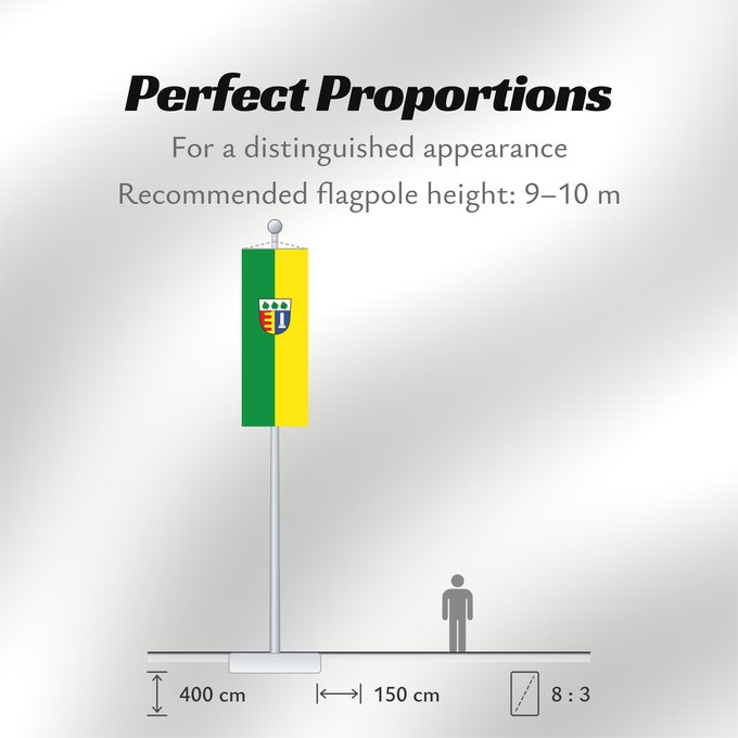 Flag Proportions: Schechen (Chiemsee-Alpenland)