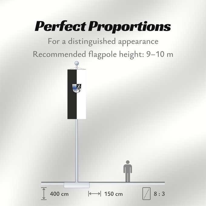 Flag Proportions: Pfaffing (Chiemsee-Alpenland)