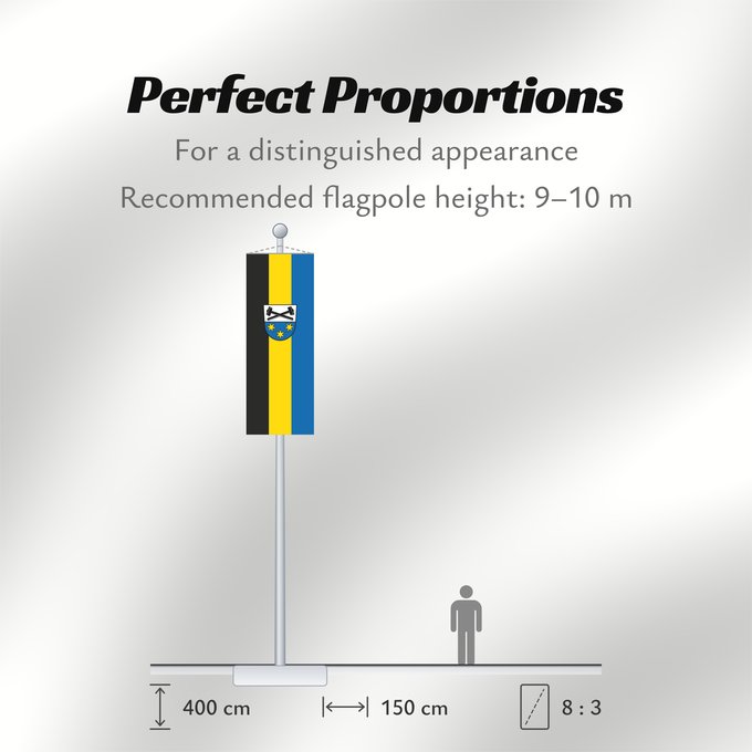 Flag Proportions: Bergen (Chiemgau)