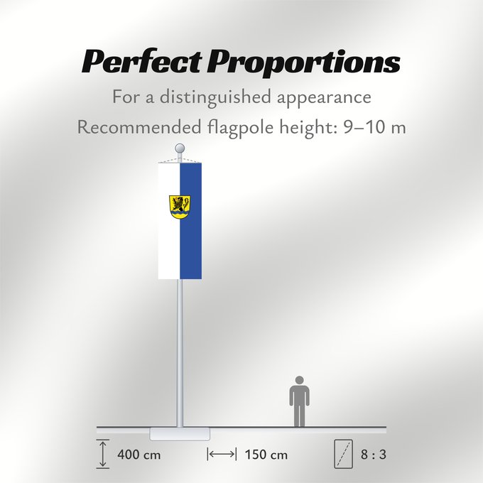 Flag Proportions: Fridolfing (Chiemgau)