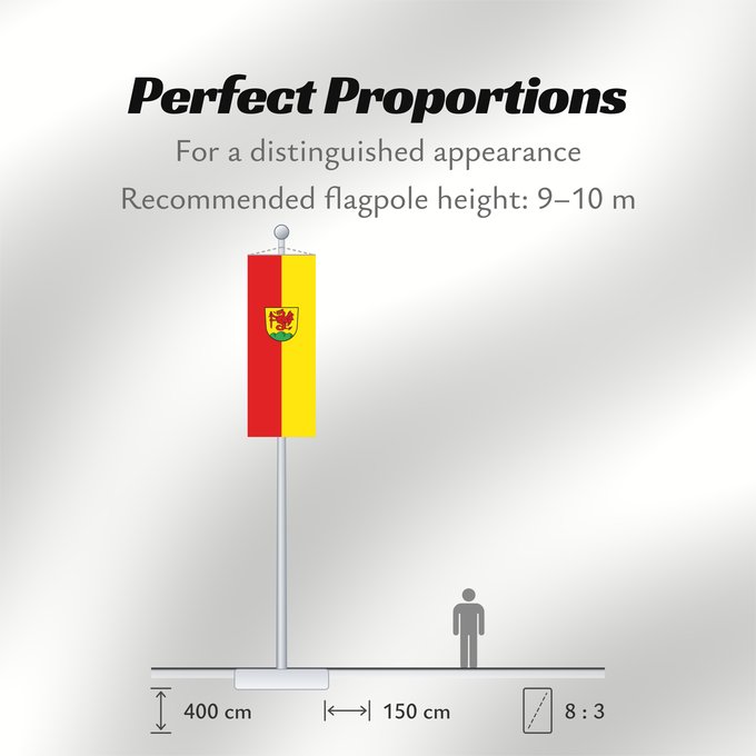 Flag Proportions: Auerbach (Bayerischer Wald)