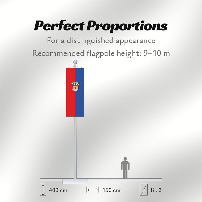 Flag Proportions: Deggendorf, GKSt (Bayerischer Wald)