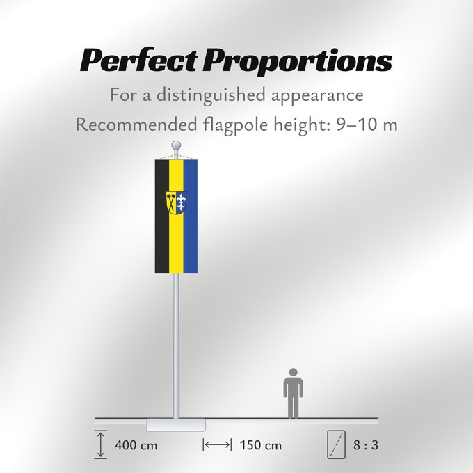Flag Proportions: Metten, M (Bayerischer Wald)