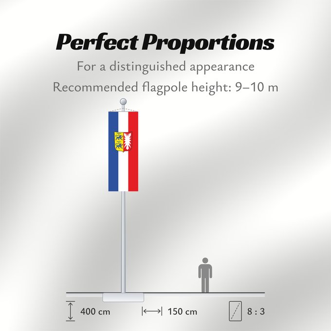 Flag Proportions: Schleswig-Holstein