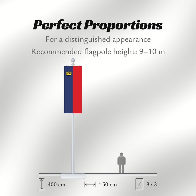 Flag Proportions: Liechtenstein Сцяг Ліхтэнштэйна Liĥtenŝtejno Liechtensteingo bandera Ala Liechtensteinê Dal Liechtenstein Флаг Лихтенштейна Lihtenštajna Прапор Ліхтенштейну