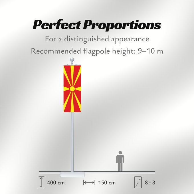 Flag Proportions: Macedonia	Republic of Macedonia	République de Macédoine	República de Macedonia	Republik Mazedonien	Repubblica di Macedonia	Republiek Macedonië	Macedonii	علم مقدونيا	Знамето на Република Македония	Makedoonia lipp	マケドニアの国旗	Знаме на Република Македонија	Drža