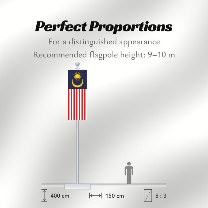 Flag Proportions: Malaysia Malaysia – Jalur Gemilang Stripes of Glory Malaisie Malasia علم ماليزيا Malaysia / بنديرا مليسيا Malajzio Malaisia lipp Watawat ng Malaysia Mâ-lòi-sî-â koet-khì 馬来西亜の国旗 ទង់ជាតិម៉ាឡេស៊ី Malaysi ທຸງຊາດມາເລເຊຍ 馬來西亞之國旗 Malaysia – Jalur Gemilang /