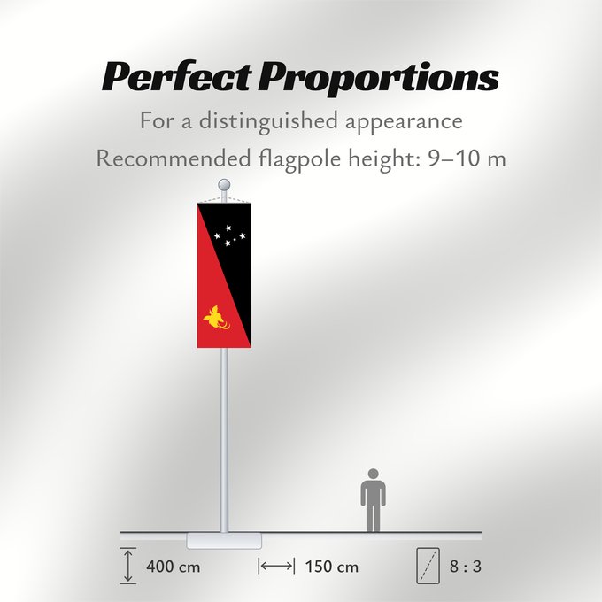 Flag Proportions: Papua New Guinea	Papua New GuineaColours Pantone 186 C for red and 116 C for yellow	Papouasie-Nouvelle-Guinée	Papúa Nueva Guinea	Papua-Neuguineas	Papua Nuova Guinea	Papoea-Nieuw-Guinea	Papua-Nova Guiné	Papui-Nowej Gwinei	علم بابوا غينيا الجديدة	পাপুয়া নি