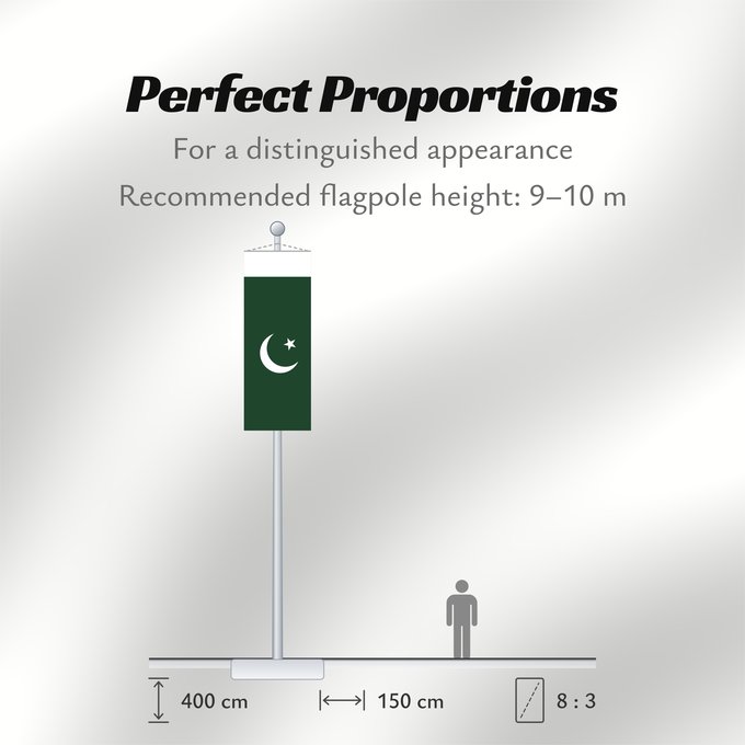 Flag Proportions: Pakistan Pakistan Pakistán Paquistão علم باكستان পাকিস্তানের জাতীয় পতাকা পাকিস্তানর ফিরালহান Pakistano पाकिस्तान का ध्वज ପାକିସ୍ତାନୀ ଝଣ୍ଡା ਪਾਕਿਸਤਾਨ ਦਾ ਕੌਮੀ ਝੰਡਾ د پاکستان بيرغ Флаг Пакистана Pakistana பாக்கித்தான் கொடி Прапор Пакистану پاکستان کا پرچم