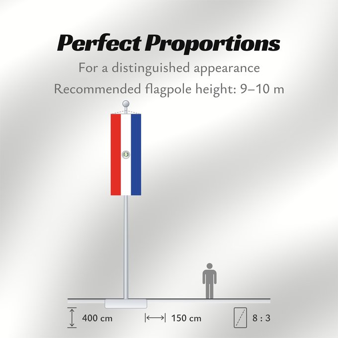 Flag Proportions: Paraguay Paraguay obverse علم باراغواي پرچم پاراگوئه روی پرچم Флаг Парагвая