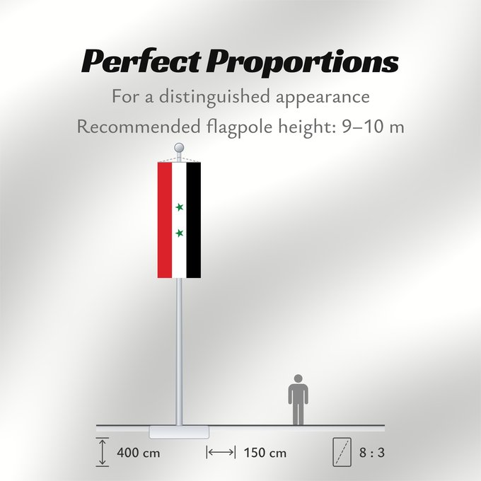 Flag Proportions: Syria It is easy to put a border around this flag image Syrie República Árabe Unida 1958-1961 Syrien Siria Zjednoczonej Republiki Arabskiej 1958-1961 علم الجمهورية العربية المتحدة ١٣٧٧-١٣٨٠ República Árabe Xunida 1958-1961 República Àrab Unida 1958-19