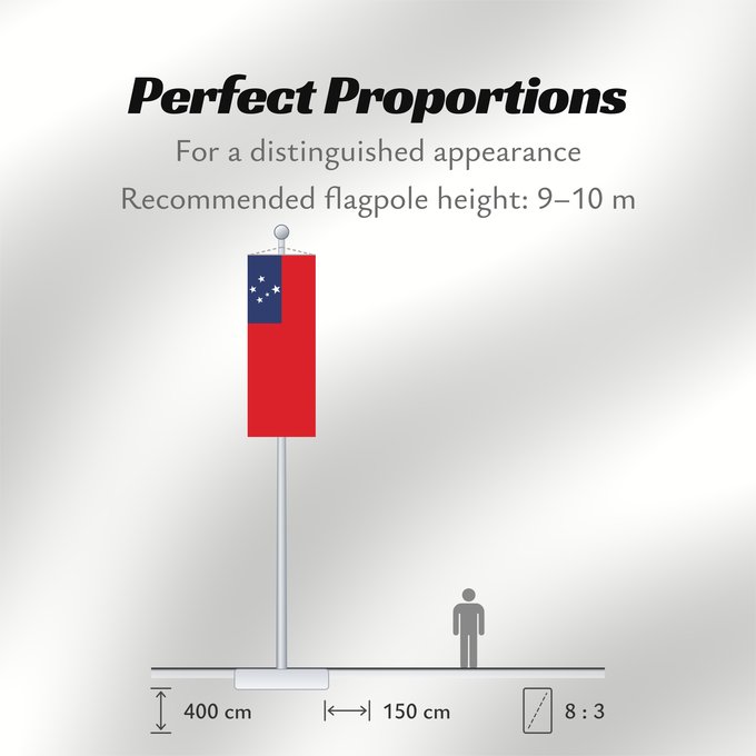 Flag Proportions: Samoa	Pīwari o Hāmoa	Samoe	Fu‘a o Sāmoa