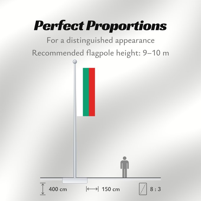 Flag Proportions: Bulgaria La Bulgarie Bulgarien Bulgara Bulgarije Bulgária Bułgarii Национално знаме на България Bulharská vlajka ꙁна́мѧ Блъгарі́ꙗ Bulgariens Σημαία της Βουλγαρίας Bulgaaria lipp Bulgarian Bulgáire דגל בולגריה Bugarske ბულგარეთის დროშა Bulgaresche Fändel B
