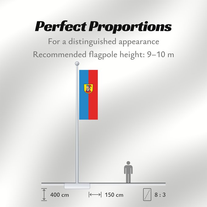 Flag Proportions: Heidenheim an der Brenz (Schwäbische Alb)