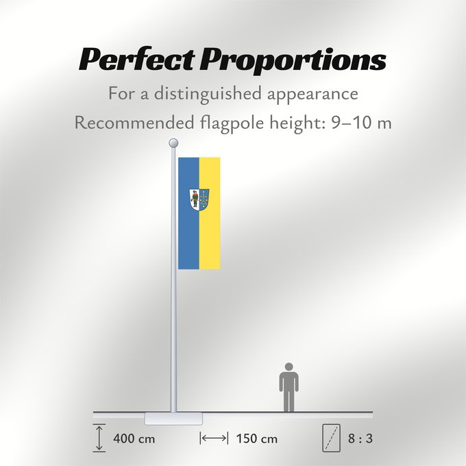 Flag Proportions: Ketsch (Nördliches Baden-Württemberg)