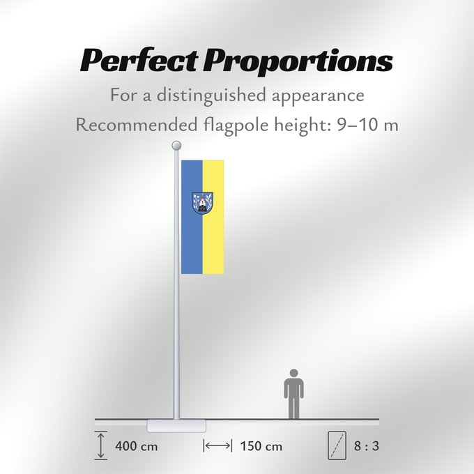 Flag Proportions: Waldkirch (Südlicher Schwarzwald)