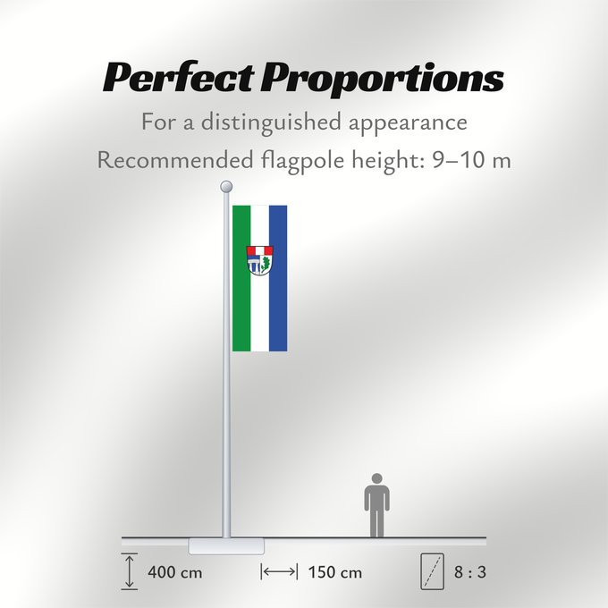 Flag Proportions: Emmerting (Inn-Salzach)