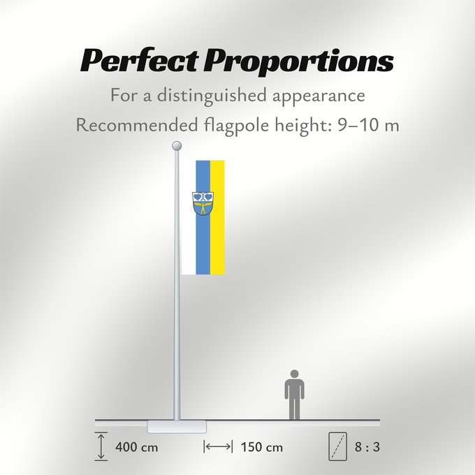 Flag Proportions: Neubiberg (Münchener Umland)