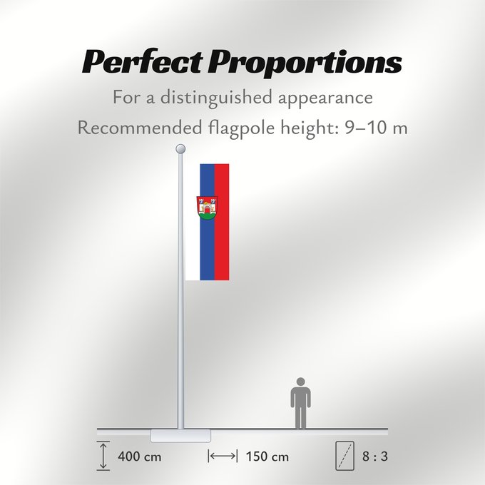 Flag Proportions: Neuburg a.d.Donau, GKSt (Oberbayerns Städte)