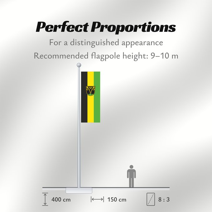 Flag Proportions: Traunstein, GKSt (Chiemgau)