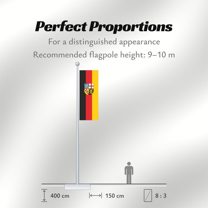 Flag Proportions: Saarland Sarre