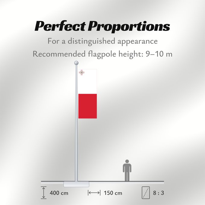 Flag Proportions: Malta Malte Сцяг Мальты Maltas Ta Malta Флаг Мальты Прапор Мальти
