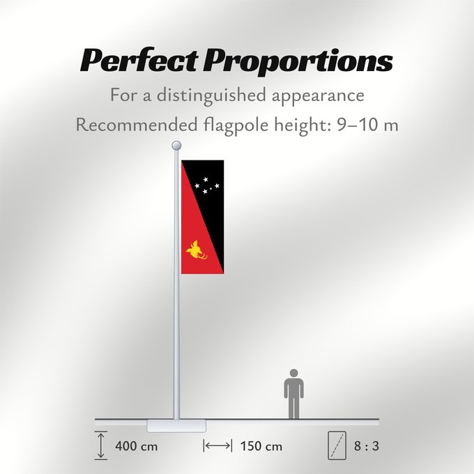 Flag Proportions: Papua New Guinea	Papua New GuineaColours Pantone 186 C for red and 116 C for yellow	Papouasie-Nouvelle-Guinée	Papúa Nueva Guinea	Papua-Neuguineas	Papua Nuova Guinea	Papoea-Nieuw-Guinea	Papua-Nova Guiné	Papui-Nowej Gwinei	علم بابوا غينيا الجديدة	পাপুয়া নি