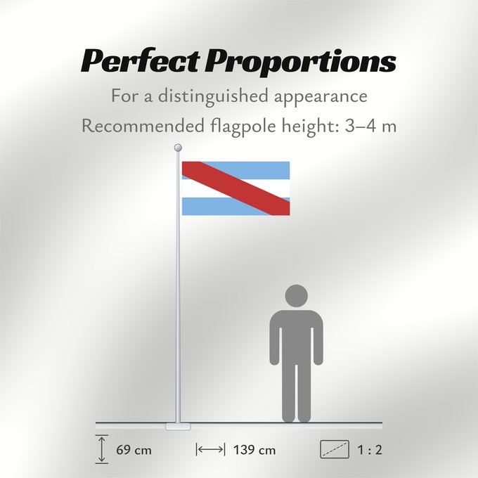 Flag Proportions: Provincia de Entre Ríos Entre Ríos Province, Argentina Province de Entre Ríos Entre Ríos (Provinz) Provincia di Entre Ríos