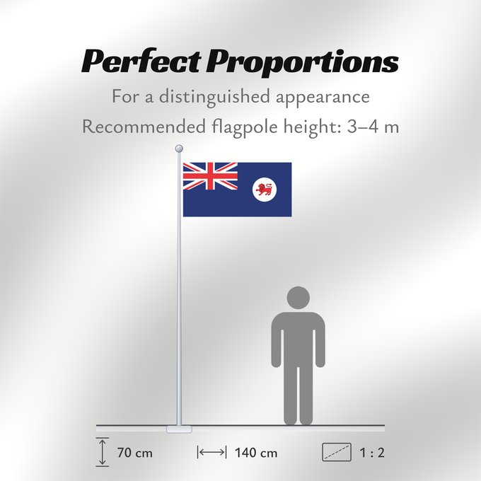 Flag Proportions: Tasmania	Tasmanie	Tasmanien