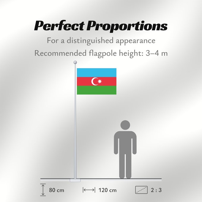 Flag Proportions: Azerbaijan L Azerbaïdjan Azerbaiyán Aserbaidschan Dell Azerbaigian Azerbeidzjan Azerbejdżanu Азербаиџьан абыраҟ علم أذربيجان Azərbaycan Сцяг Азербайджана Сьцяг Азэрбайджану Azerbajĝano Aserbaidžaani lipp Azerbaidžanin Azerbajdzsán Ադրբեջանի դրոշը აზერბაიჯ