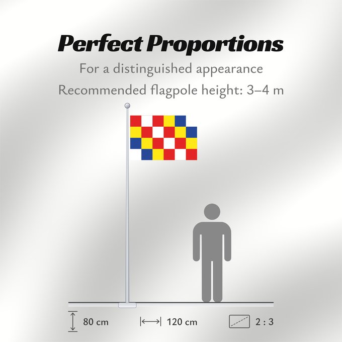 Flag Proportions: Antwerp Anvers Amberes Antwerpen Anversa