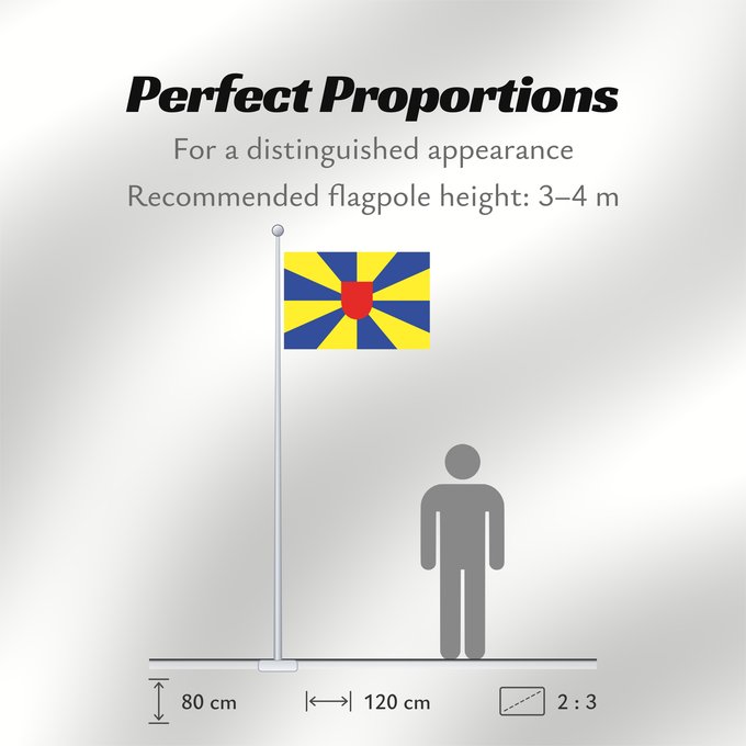 Flag Proportions: West Flanders Flandre-Occidentale Flandes Occidental Westflandern Fiandre occidentali