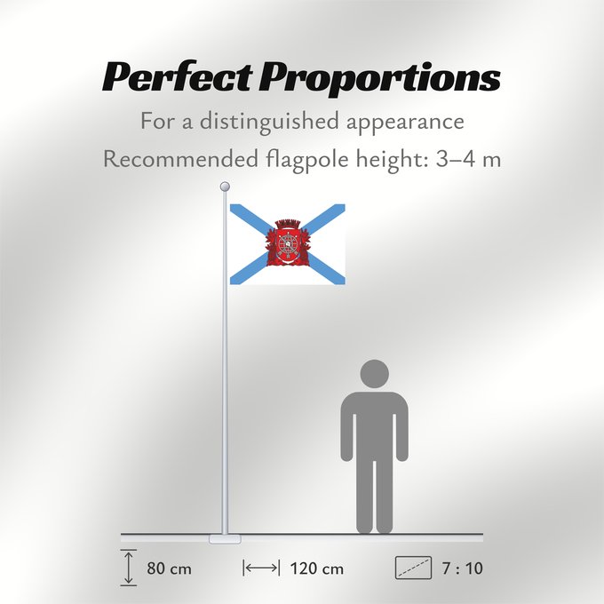 Flag Proportions: Cidade do Rio de Janeiro City of Rio de Janeiro Rio de Janeiro Río de Janeiro Stadt Rio de Janeiro