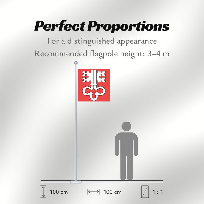 Flag Proportions: Canton of Nidwalden Canton of Nidwalden in Switzerland canton de Nidwald Nidwalden Nidvaldo