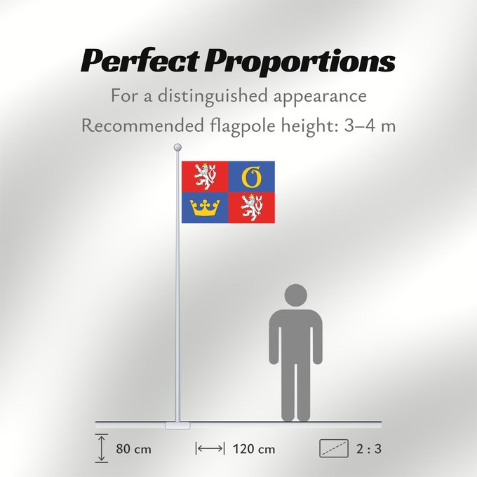 Flag Proportions: Hradec Kralove Region Hradec Králové Region Région de Hradec Králové Región de Hradec Králové Region Hradec Králové Regione di Hradec Králové