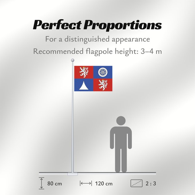Flag Proportions: Liberec Region Région de Liberec Región de Liberec Region Liberec Regione di Liberec