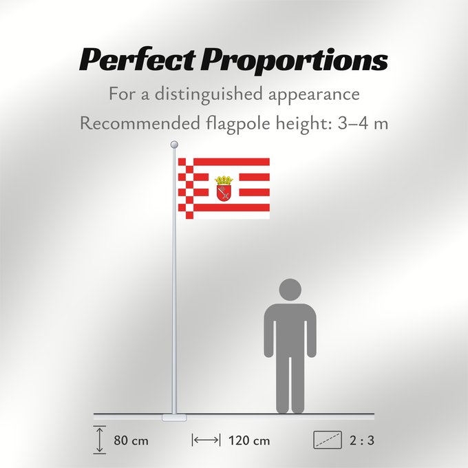 Flag Proportions: Bremen Brême Brema