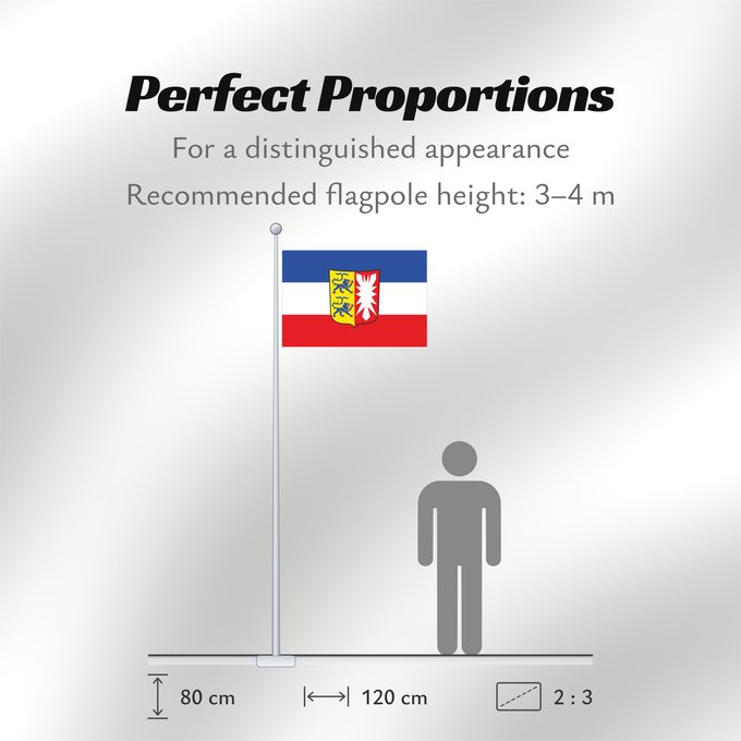 Flag Proportions: Schleswig-Holstein