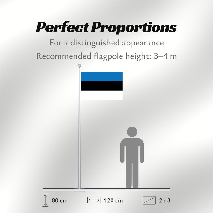 Flag Proportions: Estonia L Estonie Estland Estone Estónia Estonii Сцяг Эстоніі Национално знаме на Естония Estonská vlajka Σημαία της Εσθονίας Eesti lipp پرچم کشور استونی Viron HEastóine Észtország エストニアの国旗 ესტონეთის დროშა Estijos Igaunijas Знаме на Естонија Estoniei Флаг