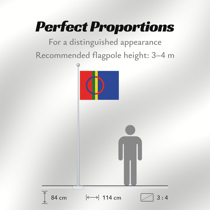 Flag Proportions: Sami	The Sami	Laponie	Laponia	Lappland	Lapponia	Sámská vlajka	Samea	Saamen	Det samiske flagget	Sámi leavga	Samernas