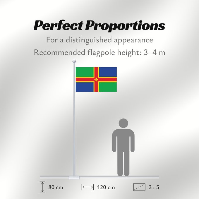Flag Proportions: Lincolnshire Lincolnshire county