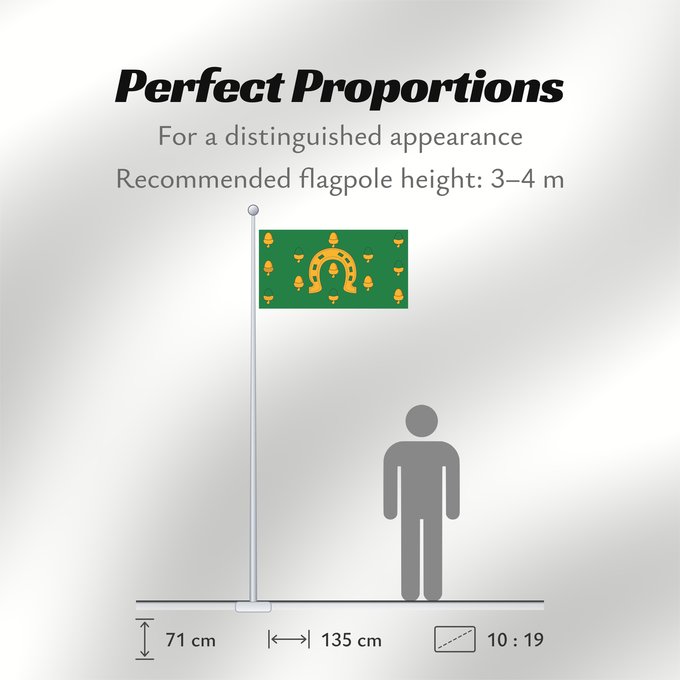 Flag Proportions: Rutland  older colours	Rutland	comté de Rutland