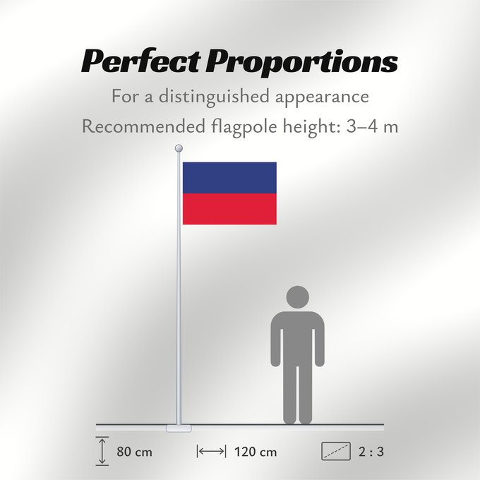 Flag Proportions: Haiti civil Civil flag of Haiti Haïti Haití Haiti