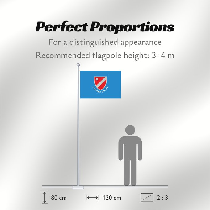 Flag Proportions: Molise	Italian region Molise	Regione italiana Molise