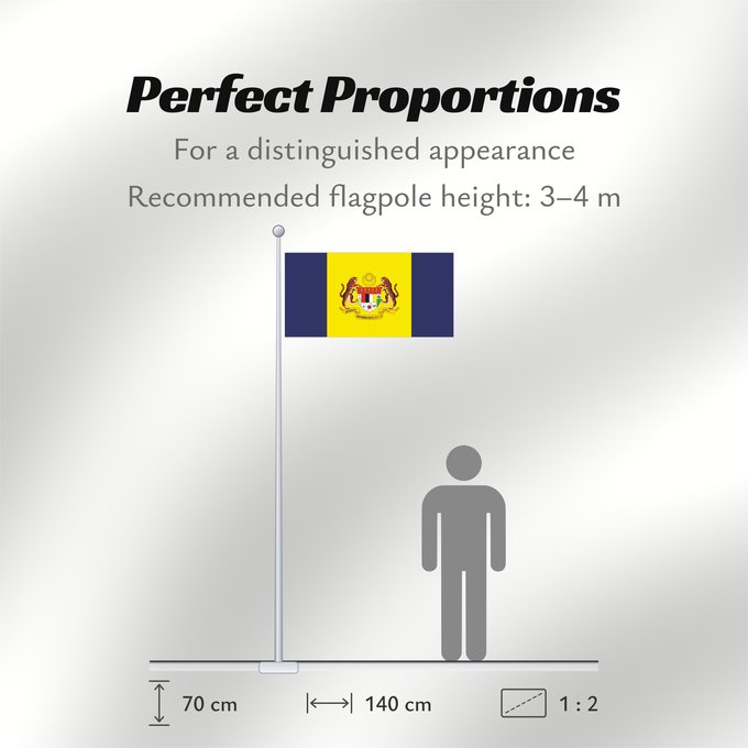 Flag Proportions: Putrajaya	Putrajaya, Malaysia	Putrajaya 
