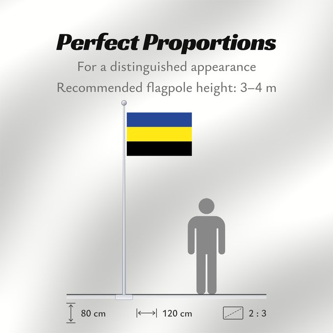 Flag Proportions: Gelderland	Province of Gelderland in the Netherlands	Güeldres	Gelderland 