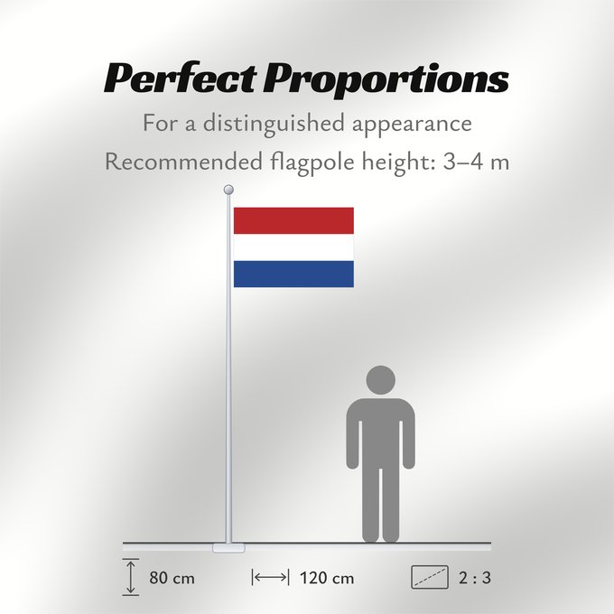 Flag Proportions: Netherlands Pays-Bas Países Bajos Niederlande Paesi Bassi Nederland Dos Países Baixos Holandii Сцяг Нідэрландаў Национално знаме на Нидерландия ওলন্দাজ জাতীয় পতাকা Nizozemská vlajka Hollands Σημαία της Ολλανδίας Nederlando Madalmaade lipp Alankomaiden Fa