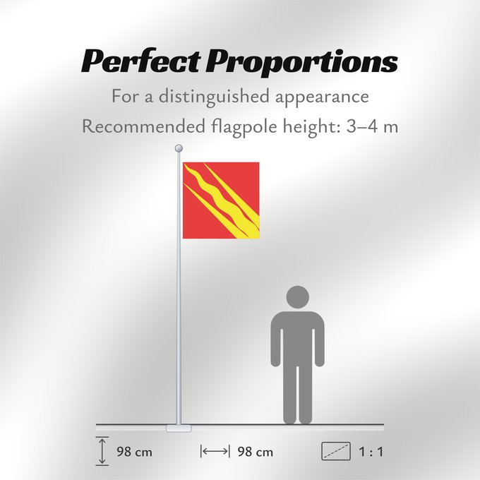 Flag Proportions: Østfold	County of Østfold, Norway	comté d’Østfold