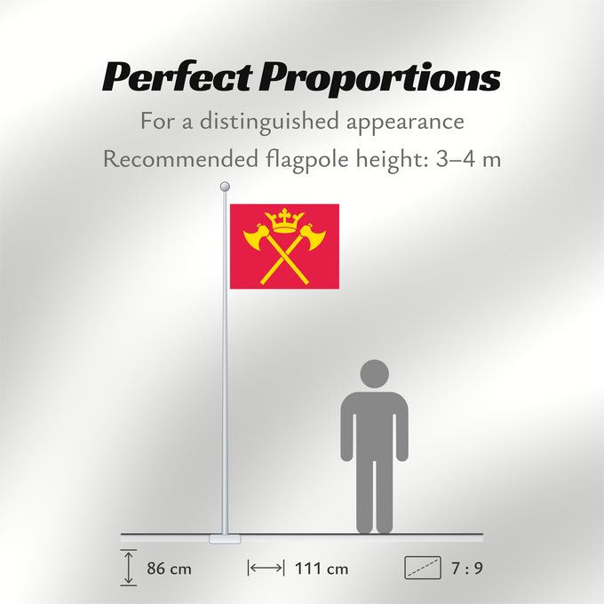 Flag Proportions: Hordaland Former county of Hordaland, Norway comté de Hordaland Hordalands flagg Hordalánda leavga