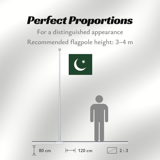 Flag Proportions: Pakistan Pakistan Pakistán Paquistão علم باكستان পাকিস্তানের জাতীয় পতাকা পাকিস্তানর ফিরালহান Pakistano पाकिस्तान का ध्वज ପାକିସ୍ତାନୀ ଝଣ୍ଡା ਪਾਕਿਸਤਾਨ ਦਾ ਕੌਮੀ ਝੰਡਾ د پاکستان بيرغ Флаг Пакистана Pakistana பாக்கித்தான் கொடி Прапор Пакистану پاکستان کا پرچم